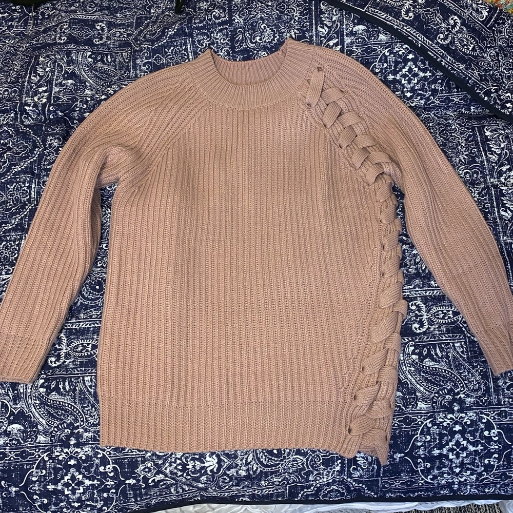 TOBI chunky sweater. Mauve color